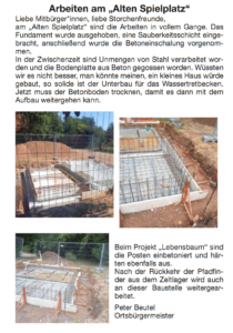 Read more about the article Arbeiten am „Alten Spielplatz“