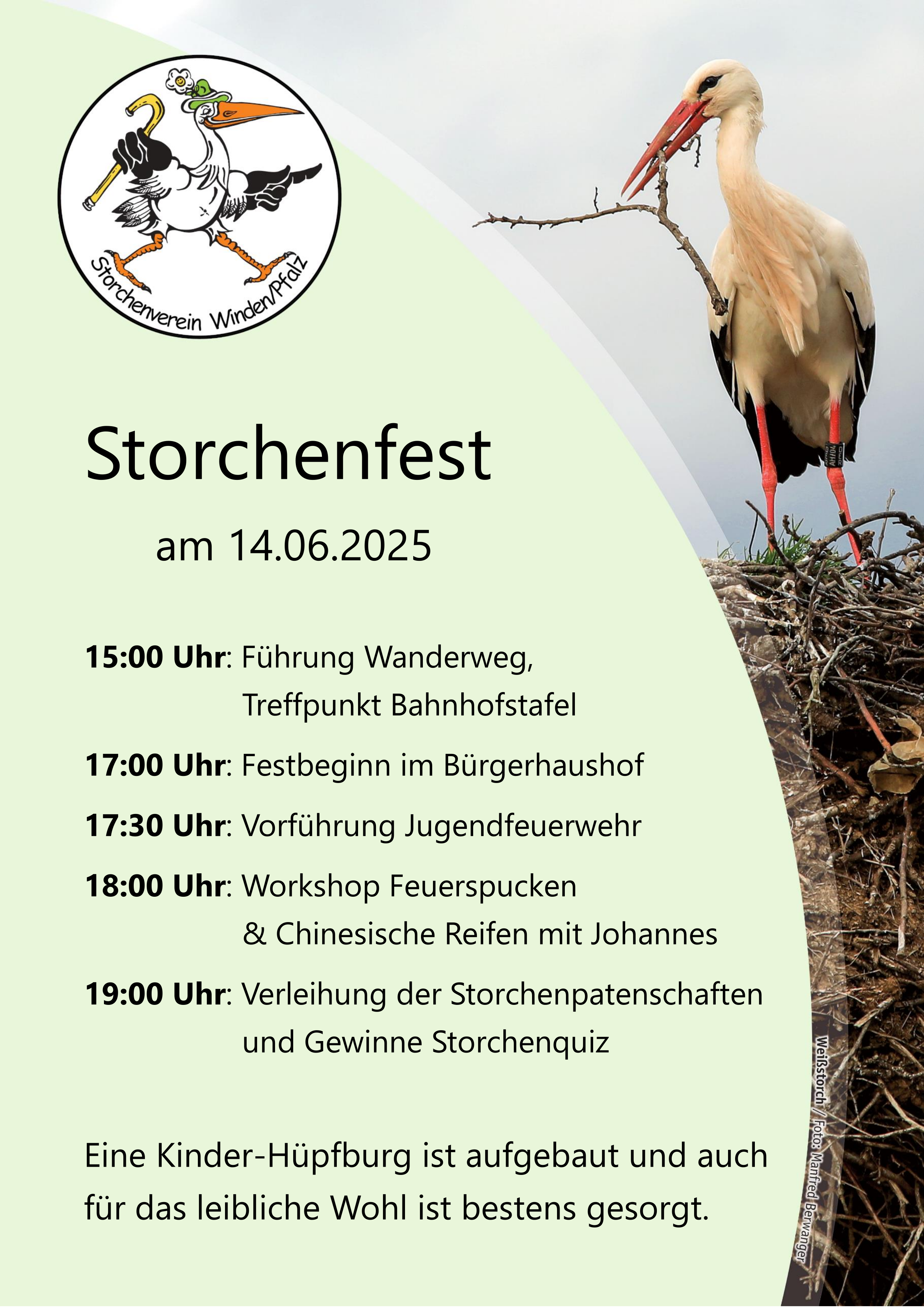 Mehr über den Artikel erfahren Storchenfest 2025