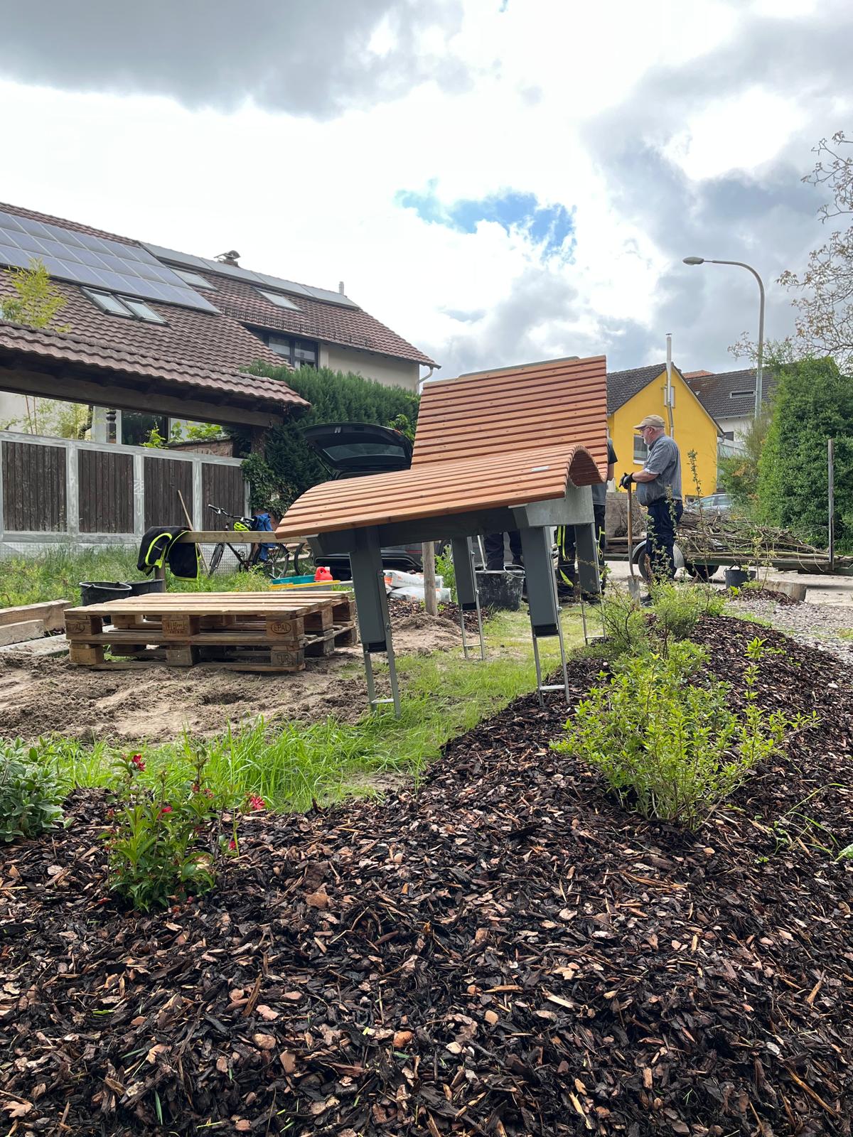 Du betrachtest gerade 2. Arbeitseinsatz – Relaxliege aufgestellt